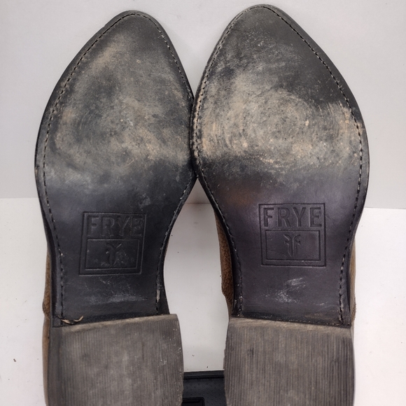 Frye Billy Shootie Western ankle leather brown/distressed 9B (discontinued) - Picture 9 of 11